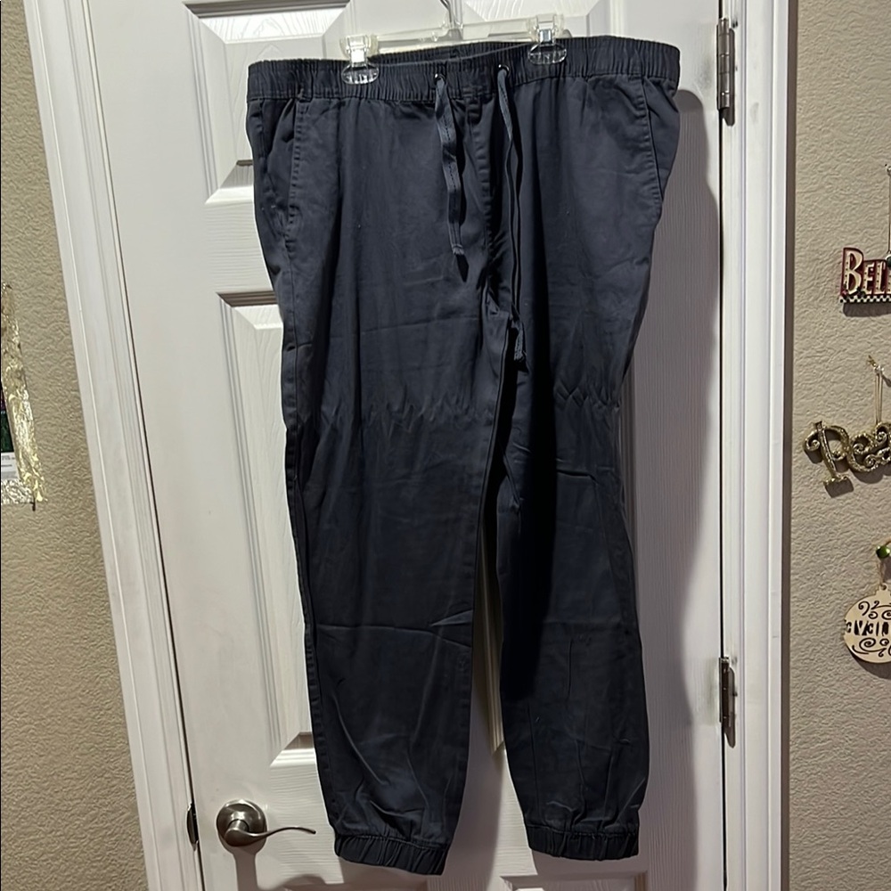 Galaxy By Harvic Black Sweatpants Joggers Elastic Waist